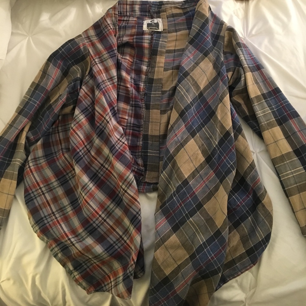 FAST SALE LF plaid cardigan furst of a kind